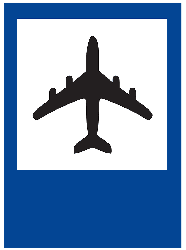 Airport sign in Argentina