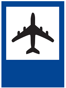 Airport sign in Argentina