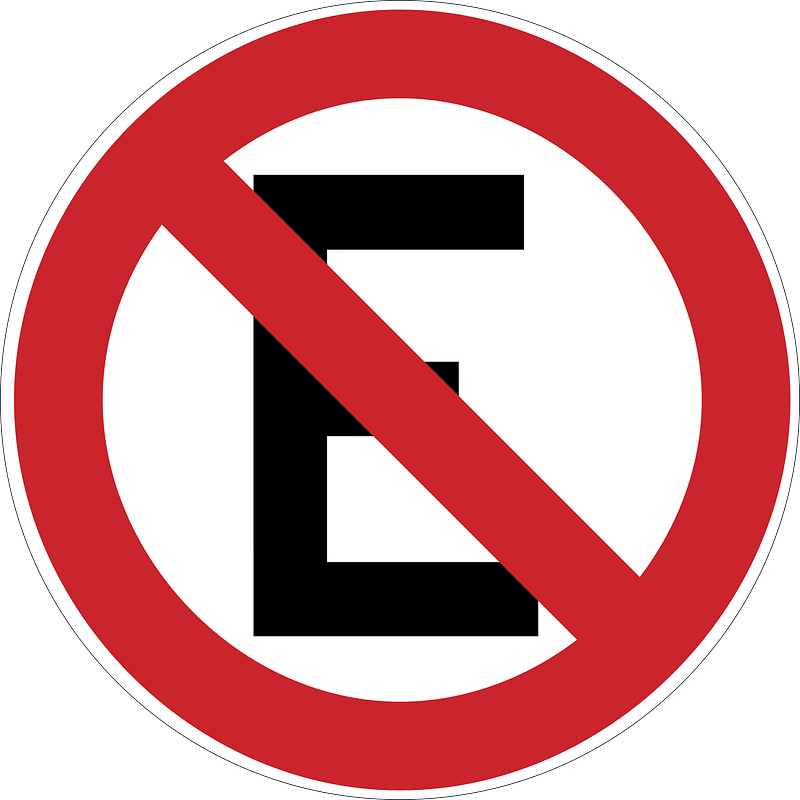 No parking sign in Argentina
