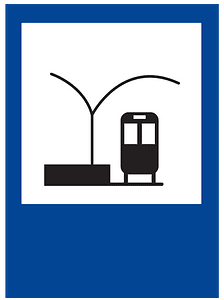 Train station sign in Argentina