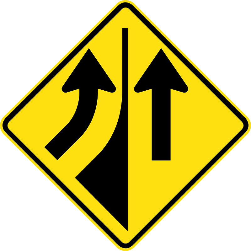 Added lane sign in Australia