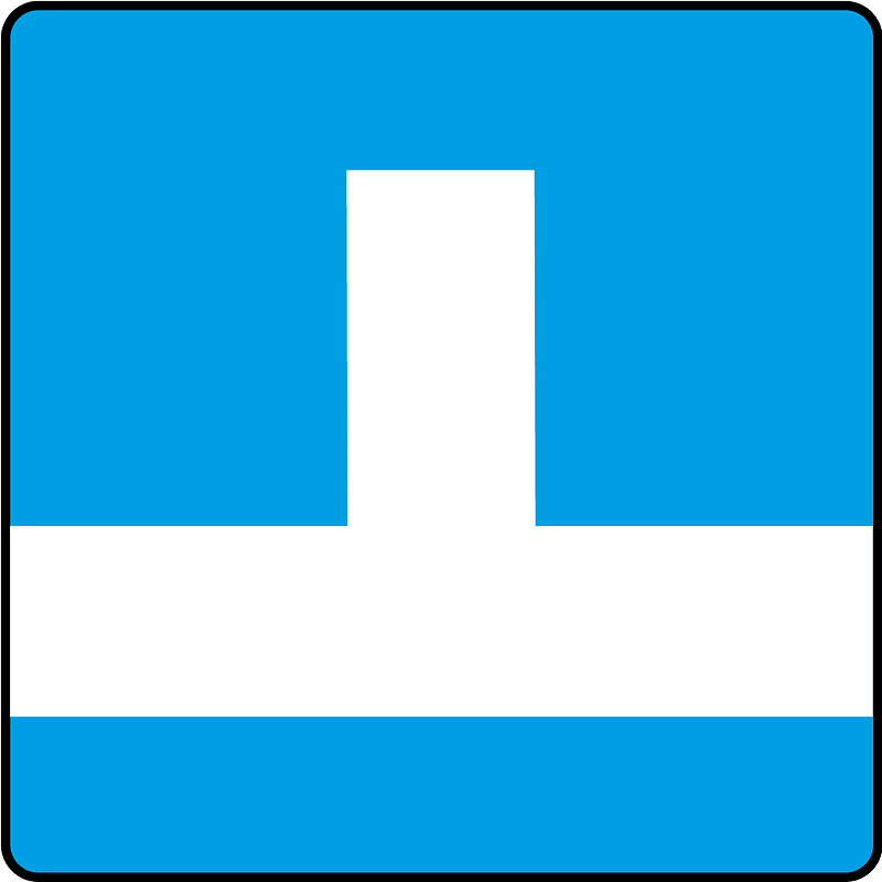 No through road sign in Austria