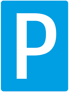 Parking sign in Austria