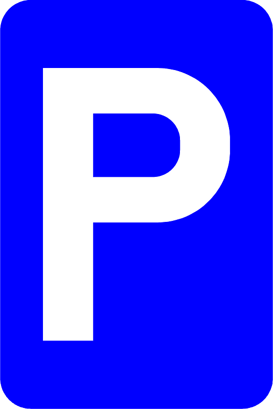 Parking sign in Belgium