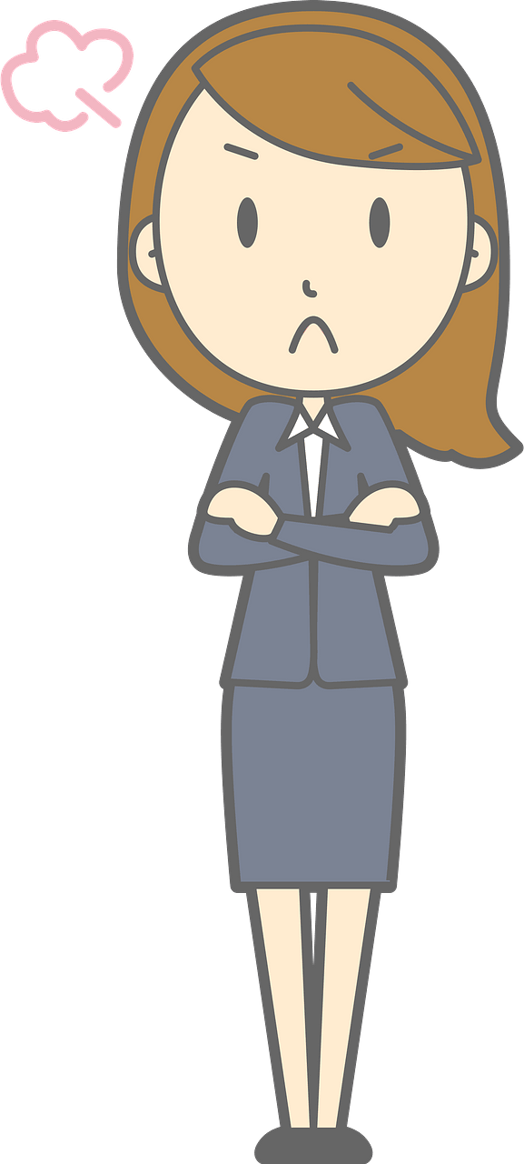 (Lenore) Businesswoman is Angry