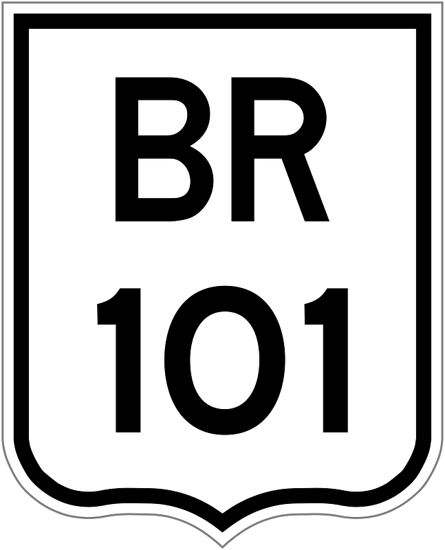 Nationalhighwayshield(s) sign in Brazil