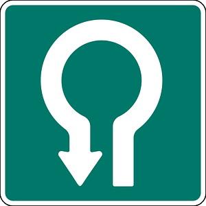 Dead end sign in British Columbia