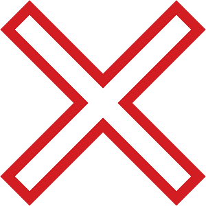 Level crossing (multiple tracks) sign in British Columbia