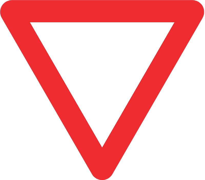 Roundabout sign in British Columbia