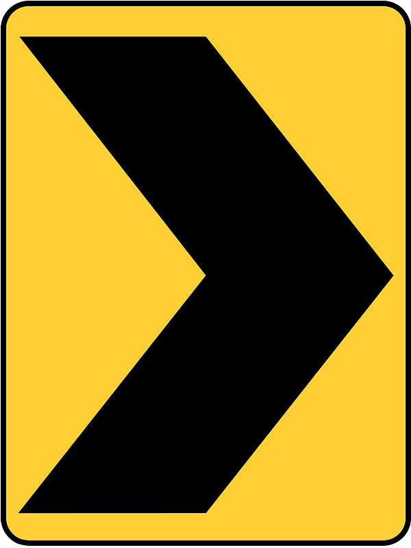 Chevron (Short Turn) sign in Canada