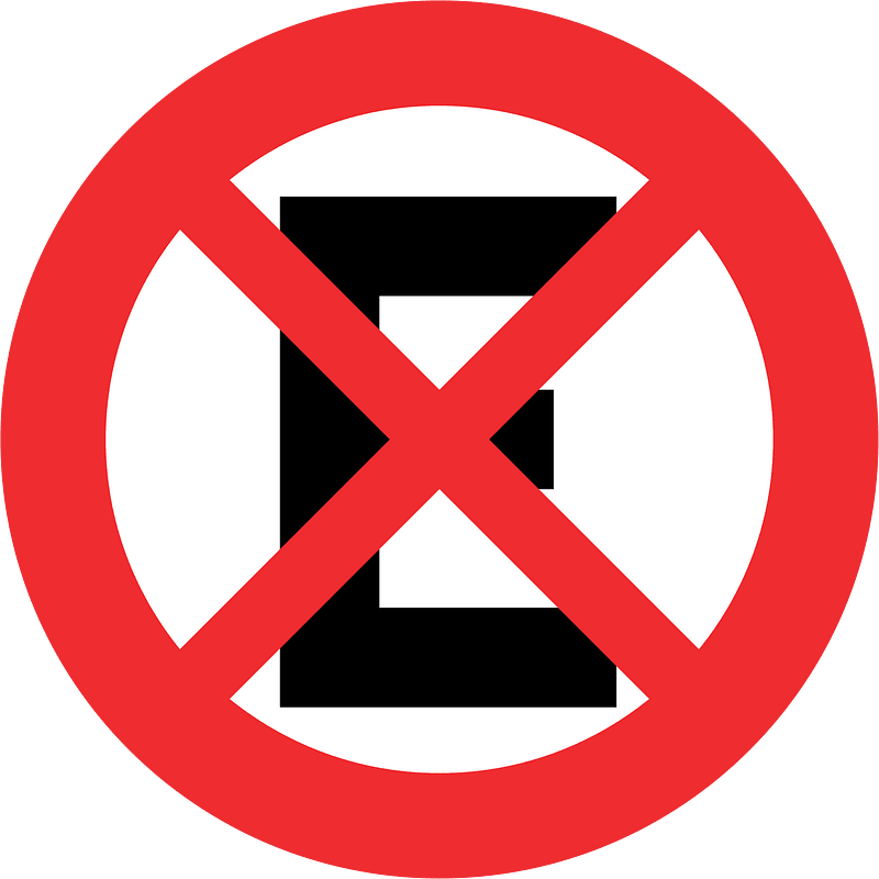 No stopping sign in Chile