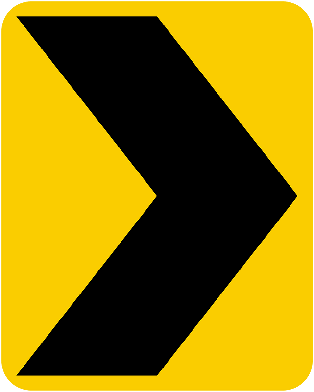 Chevron (Short Turn) sign in Colombia