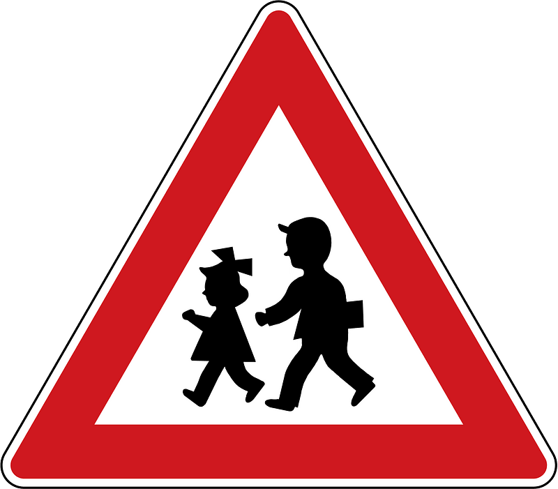 Children sign in Czech Republic