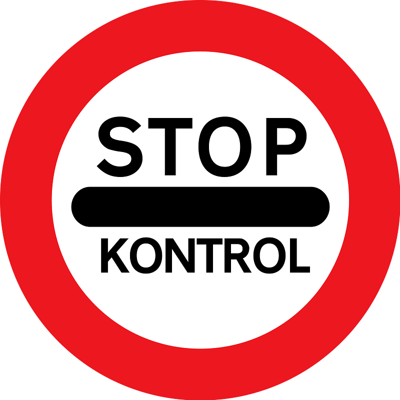 Other Control sign in Denmark