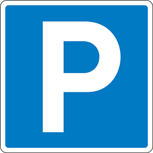 Parking sign in Denmark