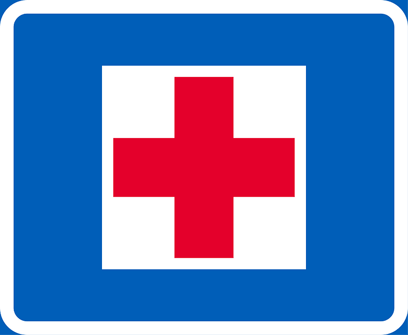 First aid sign in Finland