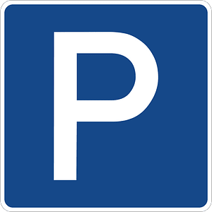 Parking sign in Germany