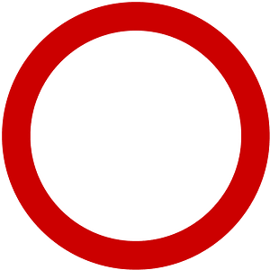 No vehicles sign in Greece