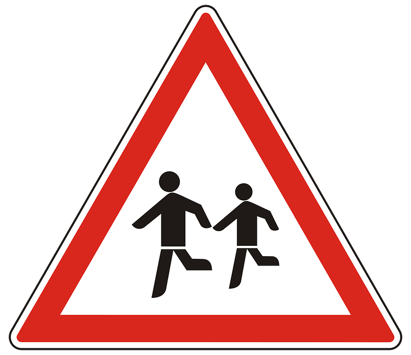 Children sign in Hungary