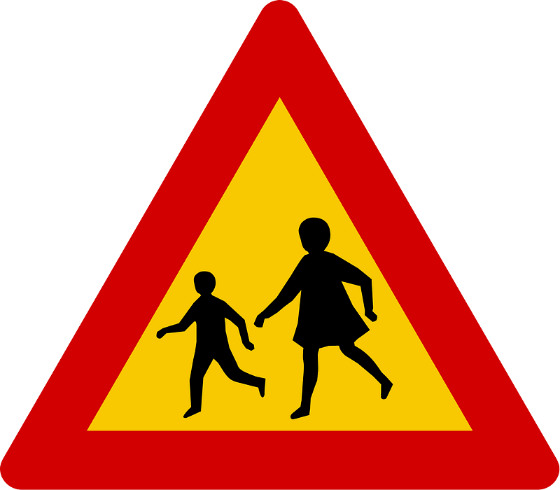 Children sign in Iceland