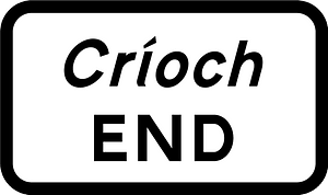 Overtaking permitted sign in Indonesia