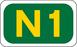 Nationalhighwayshield(s) sign in Ireland