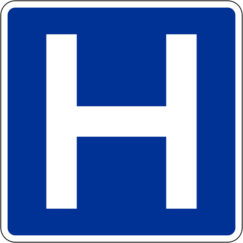 Hospital sign in Jamaica