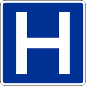 Hospital sign in Jamaica