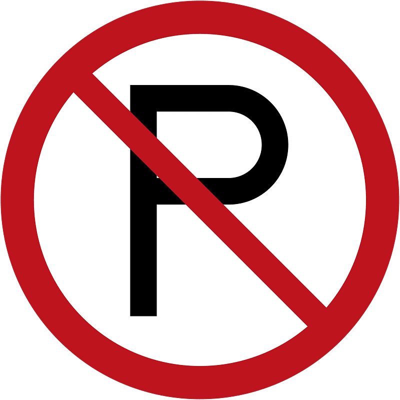 No parking sign in Jamaica