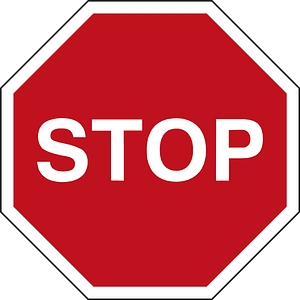 Stop sign in Jamaica
