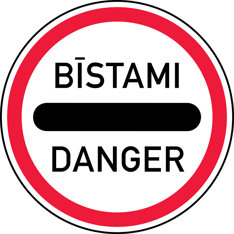 Other Control sign in Latvia