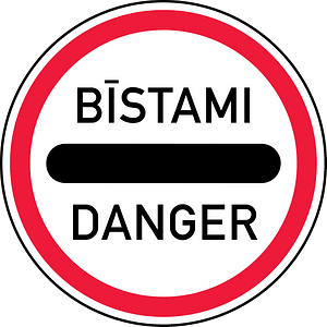 Other Control sign in Latvia