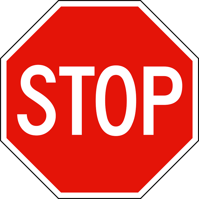 Stop sign in Liberia