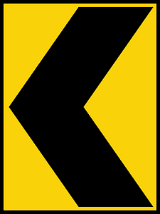 Chevron (Short Turn) sign in Malaysia