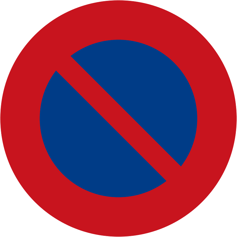 No parking sign in Malaysia