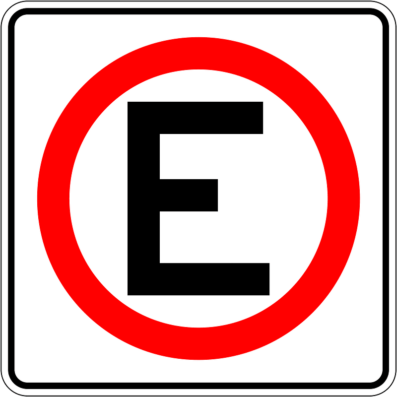 Parking zone sign in Mexico