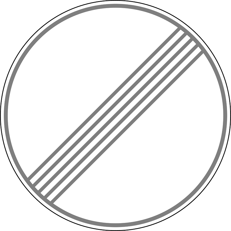 End of all restrictions sign in Moldova
