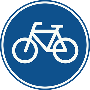 Bicycles only sign in Netherlands