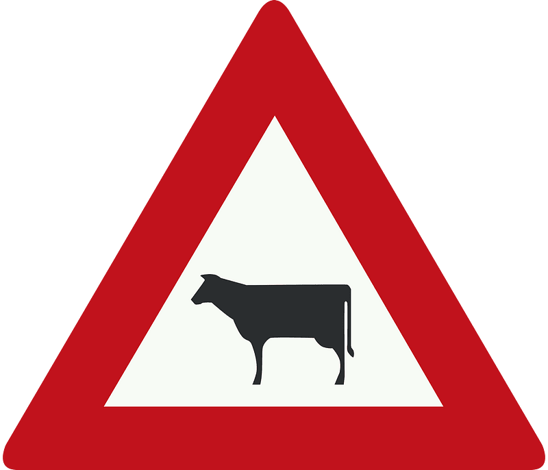 Domestic animals sign in Netherlands