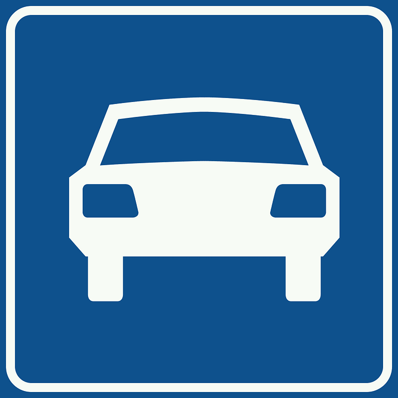 Expressway sign in Netherlands