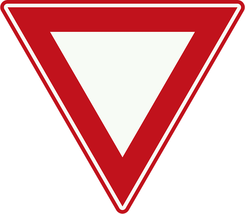 Give Way / Yield sign in Netherlands