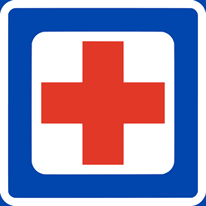 First aid sign in Norway