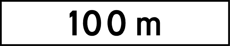 Give Way ahead sign in Norway