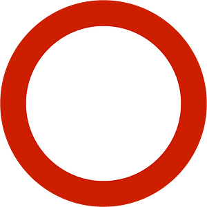 No vehicles sign in Norway