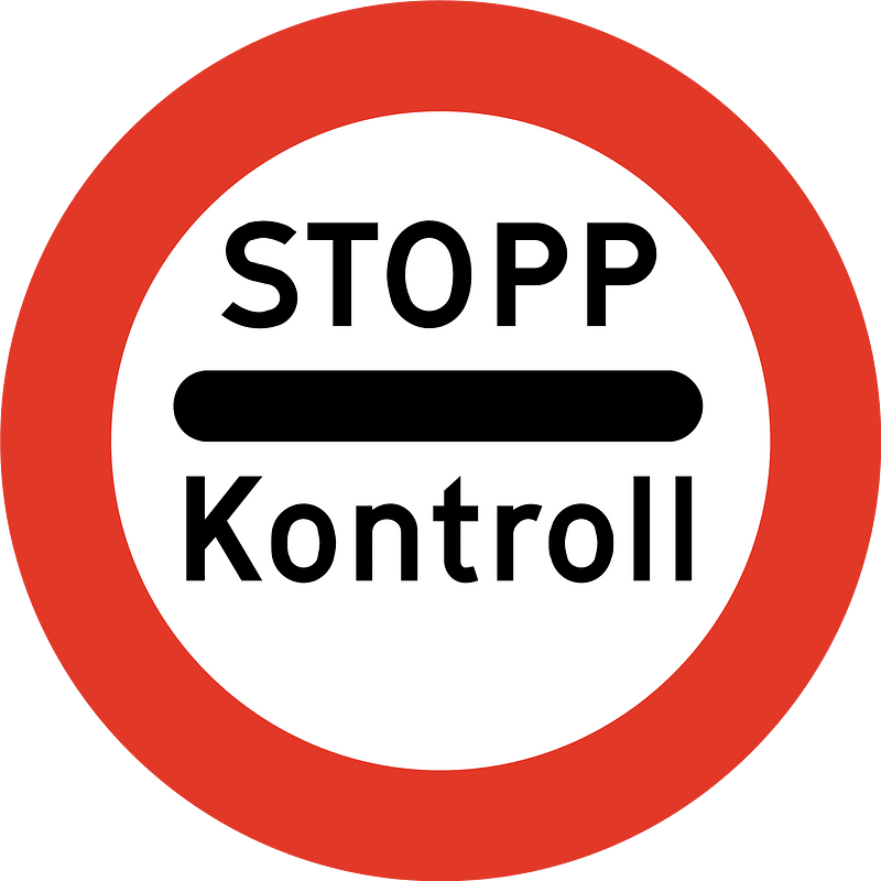 Other Control sign in Norway