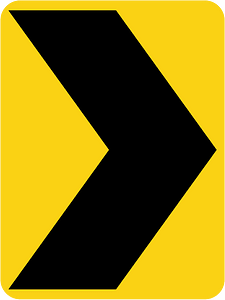 Chevron (Short Turn) sign in Ontario