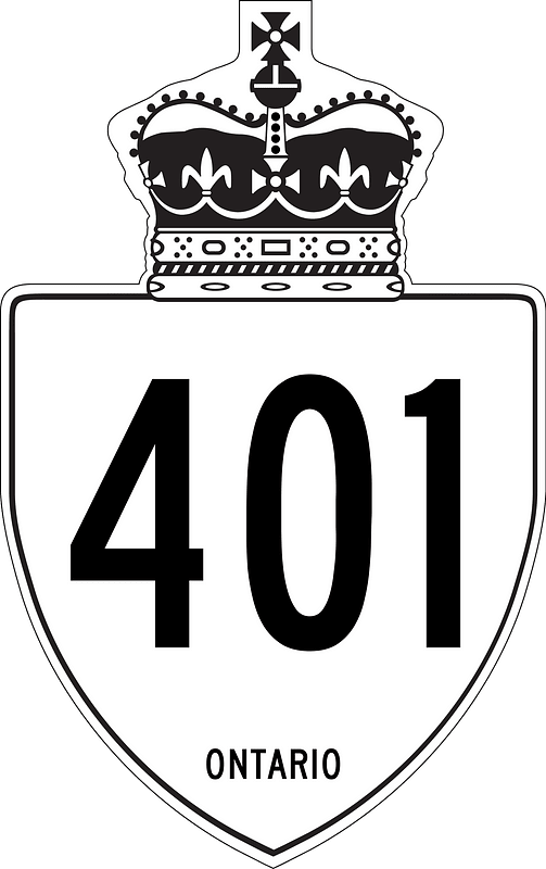 Nationalhighwayshield(s) sign in Ontario