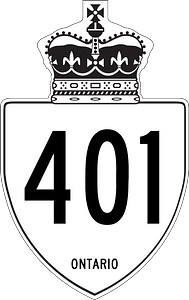 Nationalhighwayshield(s) sign in Ontario