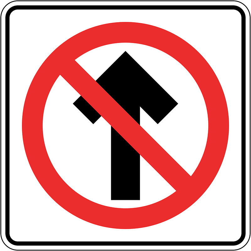 No entry sign in Panama