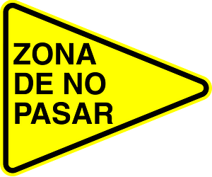 No overtaking sign in Panama